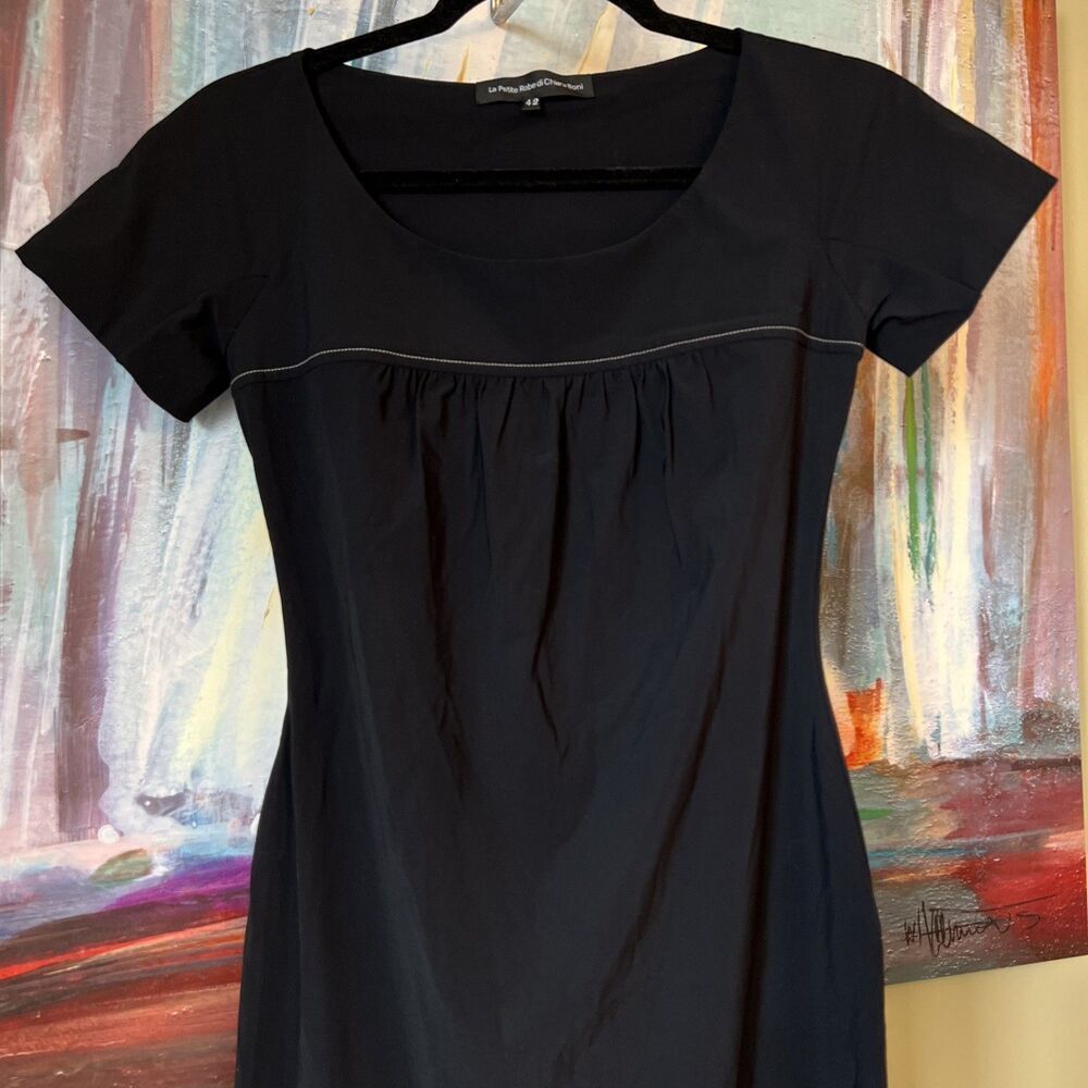 La Petite Robe Chiara Boni Sz 42 Black Dress VERY GOOD